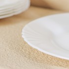Набор десертных тарелок Luminarc CADIX, d=19,5 см, стеклокерамика, 6 шт, цвет белый - Фото 4