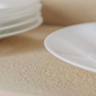 Набор обеденных тарелок Luminarc EVERYDAY, d=24 см, стеклокерамика, 6 шт, цвет белый - фото 4381667