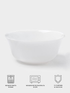 Салатники Luminarc EVERYDAY, 330 мл, d=12 см, набор 6 шт., стеклокерамика, белые - Фото 3