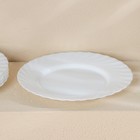 Набор обеденных тарелок Luminarc TRIANON, d=25 см, стеклокерамика, 6 шт, цвет белый - фото 4381675