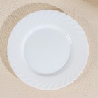 Набор обеденных тарелок Luminarc TRIANON, d=25 см, стеклокерамика, 6 шт, цвет белый - фото 4381676