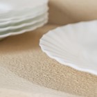 Набор обеденных тарелок Luminarc TRIANON, d=25 см, стеклокерамика, 6 шт, цвет белый - Фото 4