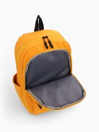 Рюкзак школьный на молнии, с карманами, размер 31×15×47 см, жёлтый - Фото 7