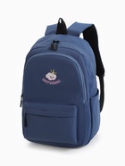 Рюкзак школьный на молнии, с карманами, размер 31×15×47 см, голубой - Фото 5