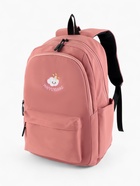 Рюкзак школьный на молнии, с карманами, размер 31×15×47 см, розовый - Фото 1