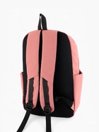 Рюкзак школьный на молнии, с карманами, размер 31×15×47 см, розовый - Фото 3