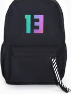 Рюкзак молодёжный на молнии, с карманами, с цифрой 13, размер 31×15×45 см, чёрный - Фото 4