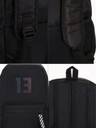 Рюкзак молодёжный на молнии, с карманами, с цифрой 13, размер 31×15×45 см, чёрный - Фото 8