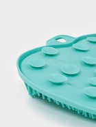 Силиконовый массажный коврик для мытья ног и тела, на присосках, цвет голубой - Фото 10