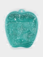 Силиконовый массажный коврик для мытья ног и тела, на присосках, цвет голубой - Фото 5