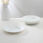 Набор суповых тарелок Luminarc TRIANON, 650 мл, d=22 см, стеклокерамика, 6 шт, цвет белый - фото 1075860