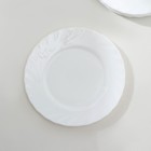 Набор десертных тарелок Luminarc TRIANON, d=20 см, стеклокерамика, 6 шт, цвет белый - фото 4381754