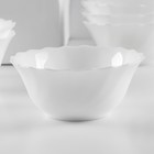 Набор салатников Luminarc TRIANON, 320 мл, d=12 см, стеклокерамика, 6 шт, цвет белый - Фото 2