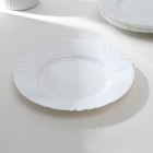 Набор обеденных тарелок Luminarc CADIX, d=25 см, стеклокерамика, 6 шт, цвет белый - фото 4381763