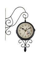 Часы настенные интерьерные «Весенние», двусторонние, на подвесе, плавный ход, 34.5×22 см, d=11 см, от батареек 2×АА - Фото 2