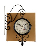 Часы настенные интерьерные «Весенние», двусторонние, на подвесе, плавный ход, 34.5×22 см, d=11 см, от батареек 2×АА - Фото 9