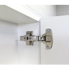 Зеркало-шкаф Comforty «Никосия-80», белый глянец - фото 12989407