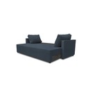 Прямой диван «Алиса 4», механизм еврокнижка, рогожка, цвет bahama denim - фото 12989471