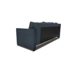 Прямой диван «Алиса 4», механизм еврокнижка, рогожка, цвет bahama denim - фото 12989473