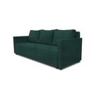 Прямой диван «Алиса 4», еврокнижка, рогожка bahama, цвет plus emerald - Фото 6