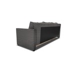 Прямой диван «Алиса 4», еврокнижка, рогожка bahama, цвет steel - Фото 5