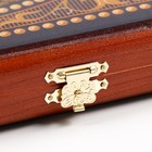 Нарды деревянные большие, с шашками "Гусарские", настольная игра, 60 х 60 см - фото 24001280