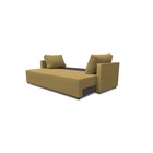 Прямой диван «Алиса 4», еврокнижка, велюр bingo, цвет mustard - Фото 3