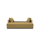 Прямой диван «Алиса 4», еврокнижка, велюр bingo, цвет mustard - Фото 4