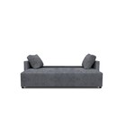 Прямой диван «Алиса 4», еврокнижка, велюр dakota, цвет grey - Фото 4