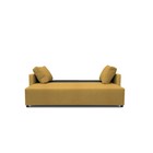 Прямой диван «Алиса 4», еврокнижка, велюр dream, цвет yellow - Фото 4