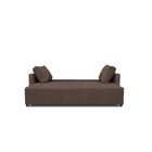 Прямой диван «Алиса 4», еврокнижка, рогожка savana, цвет hazel - Фото 4