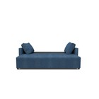 Прямой диван «Алиса 4», еврокнижка, рогожка savana plus, цвет denim - Фото 4