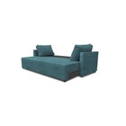 Прямой диван «Алиса 4», еврокнижка, рогожка savana plus, цвет mint - Фото 3