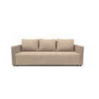 Прямой диван «Алиса 4», еврокнижка, рогожка solta, цвет beige - Фото 1