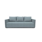 Прямой диван «Алиса 4», еврокнижка, рогожка solta, цвет navy - Фото 1