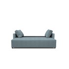 Прямой диван «Алиса 4», еврокнижка, рогожка solta, цвет navy - Фото 4