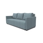 Прямой диван «Алиса 4», еврокнижка, рогожка solta, цвет navy - Фото 6
