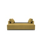Прямой диван «Алиса 4», еврокнижка, рогожка solta, цвет umber - Фото 4