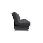 Прямой диван «Идальго», книжка, велюр, цвет dakota grafit - Фото 6