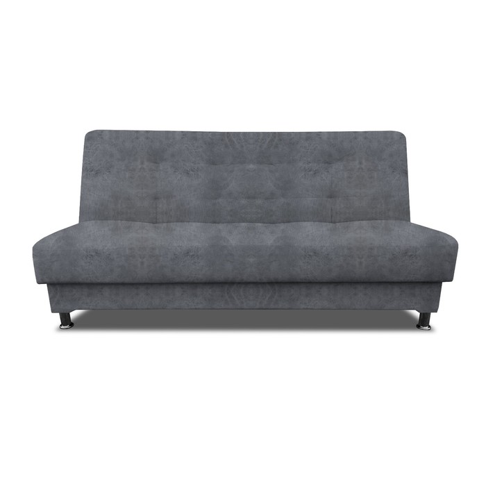 Прямой диван «Идальго», книжка, велюр dakota, цвет grey - Фото 1