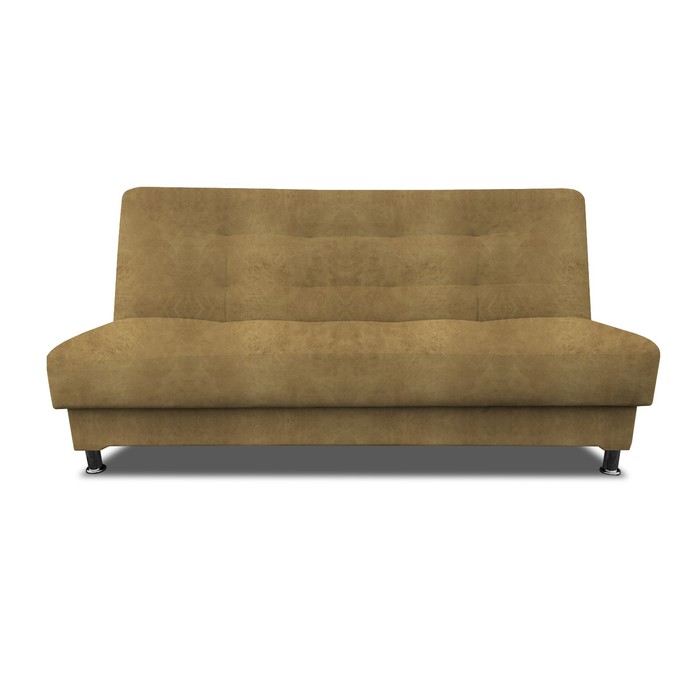 Прямой диван «Идальго», книжка, велюр dakota, цвет ochre - Фото 1