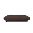 Прямой диван «Идальго», книжка, велюр dream, цвет chocolate - Фото 3