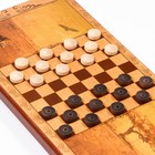 Нарды "Лев", деревянная доска 60 х 60 см, с полем для игры в шашки - Фото 3