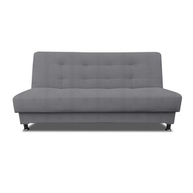 Прямой диван «Идальго», книжка, рогожка solta, цвет grey