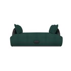 Прямой диван «Мария», еврокнижка, рогожка bahama plus, цвет emerald - Фото 3