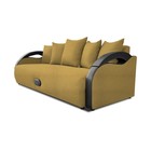 Прямой диван «Мария», еврокнижка, рогожка bahama plus, цвет yellow - Фото 6