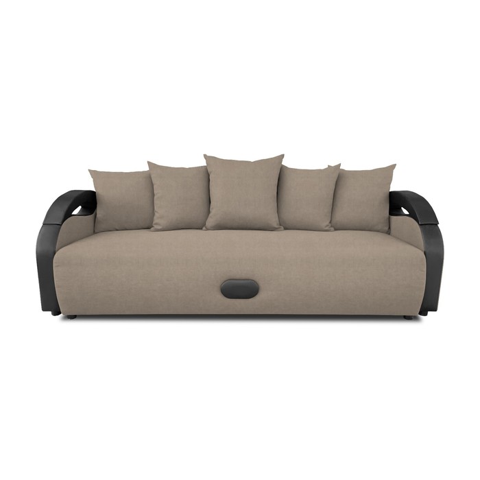 Прямой диван «Мария», механизм еврокнижка, велюр, цвет bingo beige