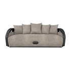 Прямой диван «Мария», еврокнижка, велюр dakota, цвет beige - Фото 1
