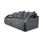 Прямой диван «Мария», еврокнижка, велюр dakota, цвет grey - Фото 6