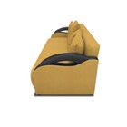 Прямой диван «Мария», еврокнижка, велюр dream, цвет yellow - Фото 7